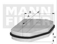 MANN-FILTER Pollenszűrő CUK4245_MANN