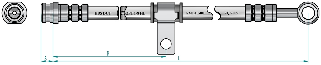 HEFAL Gumifékcső H2247