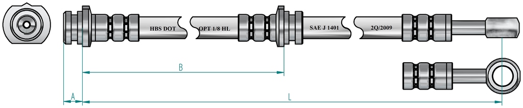 HEFAL Gumifékcső H794