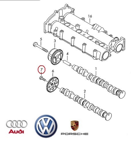 VW OE Csavar N90256202_VOLK