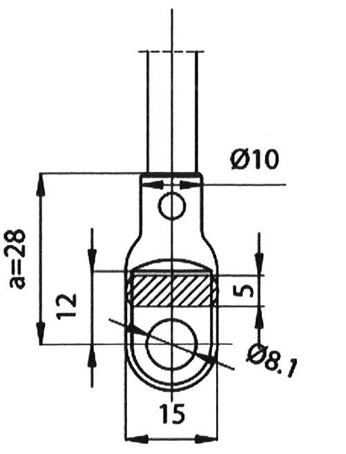 MAGNETI MARELLI Gázteleszkóp, csomagtér fedél GS0010_MM