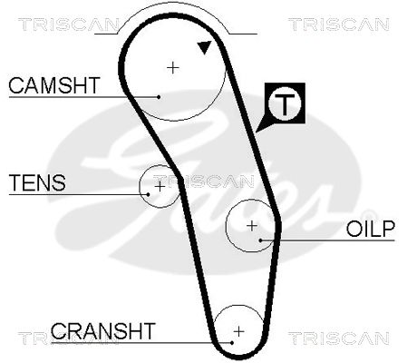 TRISCAN Vezérműszíj 86455183XS_TRIS