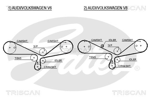 TRISCAN Vezérműszíj 86455493XS_TRIS