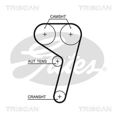 TRISCAN Vezérműszíj 86455669XS_TRIS