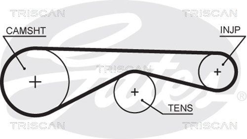 TRISCAN Vezérműszíj 86455677XS_TRIS