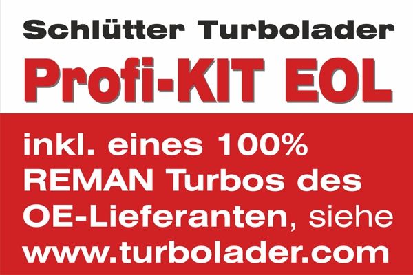 SCHLÜTTER TURBOLADER Turbófeltöltő 166-00015EOL_STL