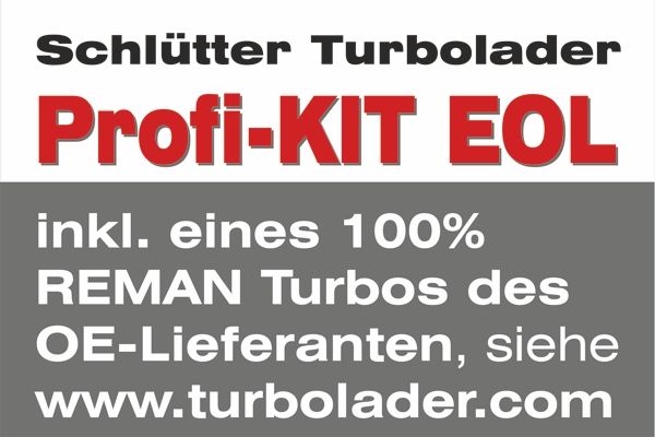 SCHLÜTTER TURBOLADER Turbófeltöltő 166-00623EOL_STL