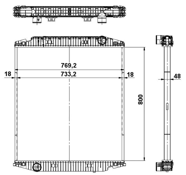 NRF Vízhűtő 539567X_NRF