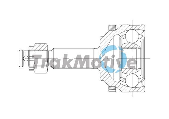 TRAKMOTIVE Féltengelycsukló készlet 40-0640_TRAK