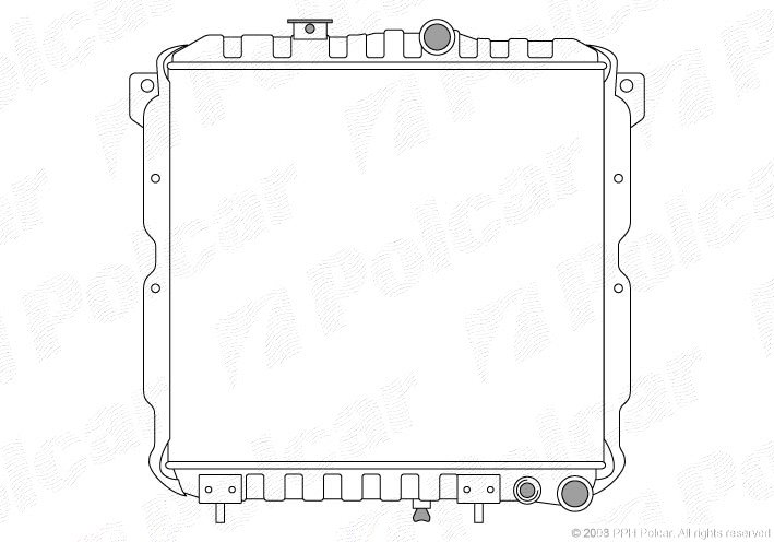 POLCAR Vízhűtő 521908-0