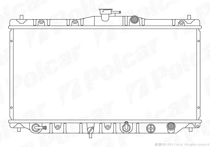 POLCAR PJ Vízhűtő 381608-3