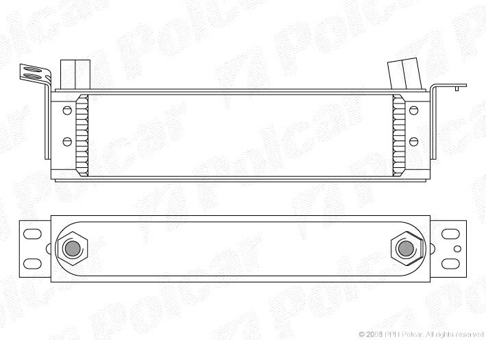 POLCAR Olajhűtő 6520L8-1