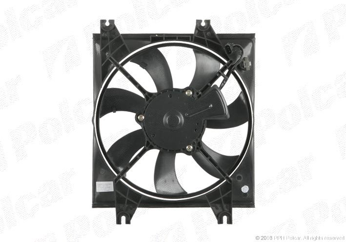 POLCAR Ventilátor, vízhűtő 400723W3