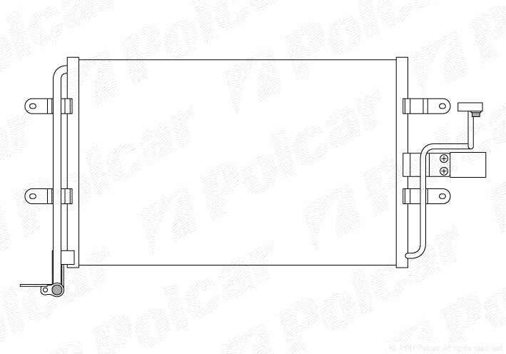 POLCAR Klímahűtő 9541K8C1