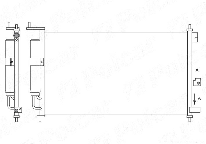 OEM/OES Klímahűtő 2758K82X