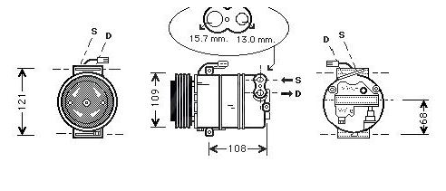 STARLINE Klímakompresszor DKSTK0202_SL