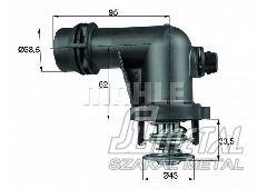 BMW OE Termosztát házzal TM15105_BMW