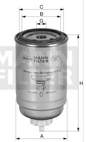 MANN-FILTER Üzemanyagszűrő WK842/1_MANN