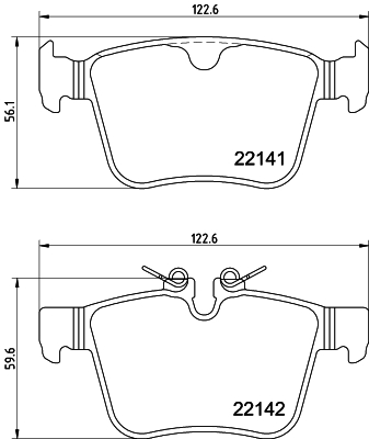 HELLA Fékbetét, mind 8DB355037-931