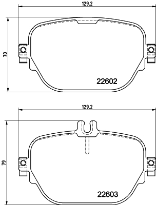 HELLA Fékbetét, mind 8DB355039-221