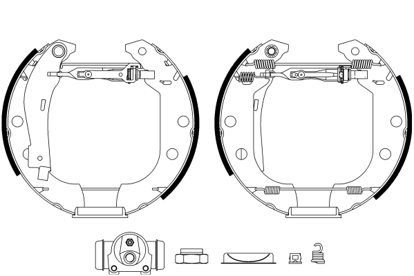 HELLA Fékpofa 8DB355003-951