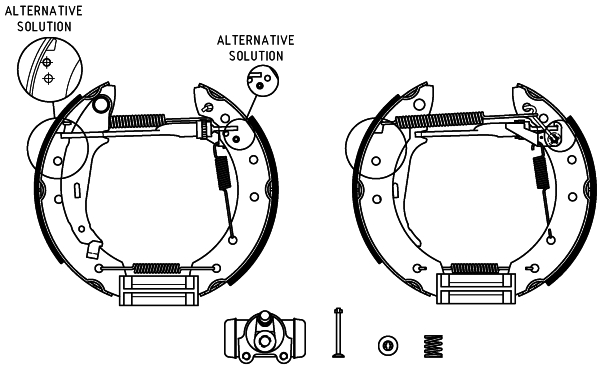 HELLA Fékpofa 8DB355004-431