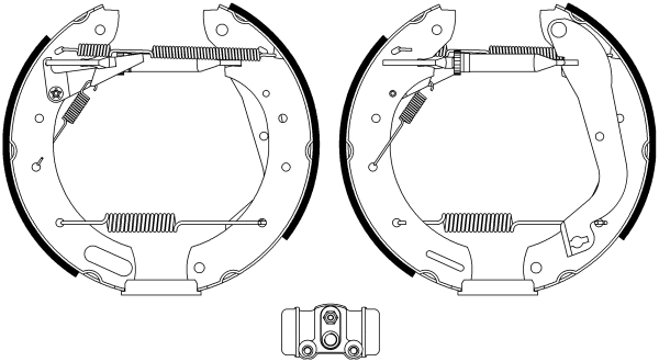 HELLA Fékpofa 8DB355022-651