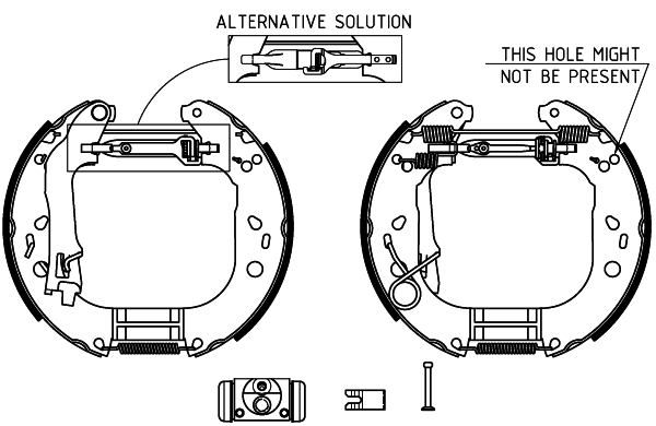 HELLA Fékpofa 8DB355004-871