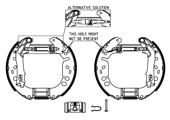 HELLA Fékpofa 8DB355005-131