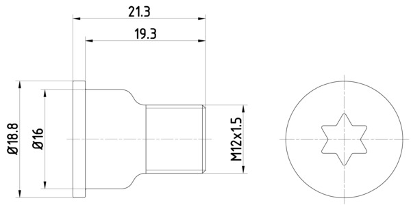 HELLA Csavar, féktárcsához 8DZ355209-051