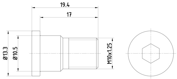 HELLA Csavar, féktárcsához 8DZ355209-071