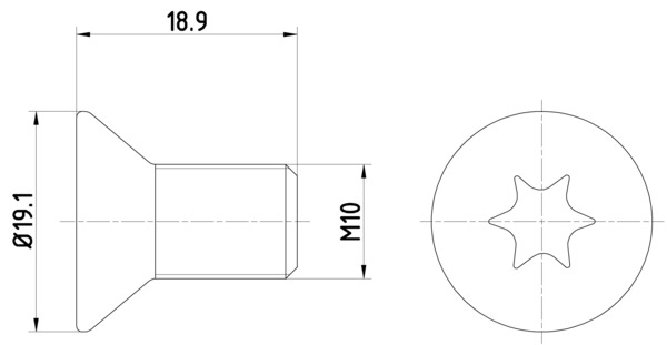 HELLA Csavar, féktárcsához 8DZ355209-101