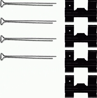 HELLA Tartozékkészlet, tárcsafékbetét 8DZ355206-511