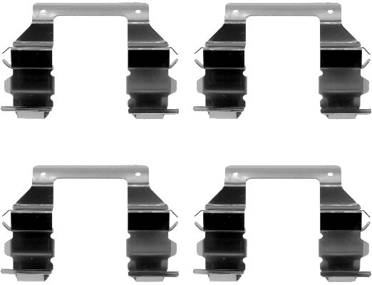 HELLA Tartozékkészlet, tárcsafékbetét 8DZ355202-291