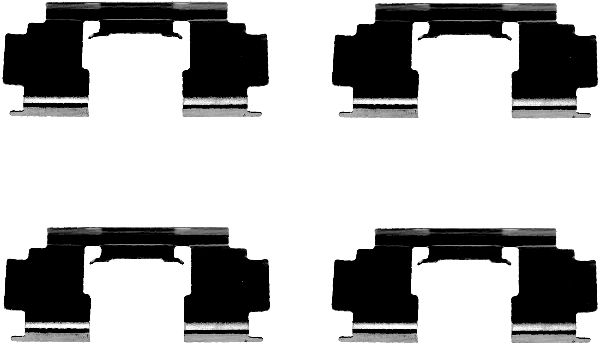 HELLA Tartozékkészlet, tárcsafékbetét 8DZ355202-991