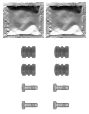 HELLA Féknyereg csúszka 8DZ355201-581