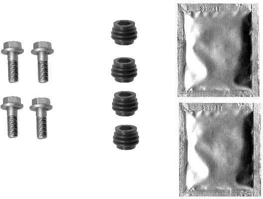 HELLA Féknyereg csúszka 8DZ355201-601