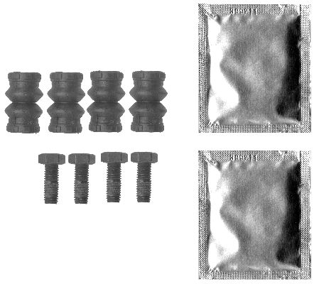 HELLA Féknyereg csúszka 8DZ355201-621