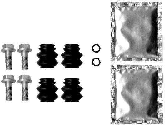 HELLA Féknyereg csúszka 8DZ355201-671