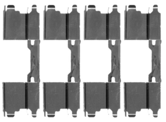 HELLA Tartozékkészlet, tárcsafékbetét 8DZ355203-501