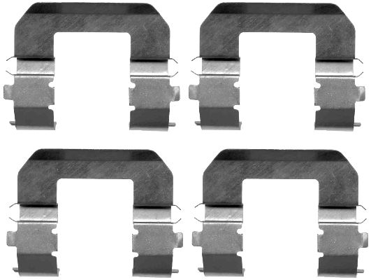 HELLA Tartozékkészlet, tárcsafékbetét 8DZ355203-091