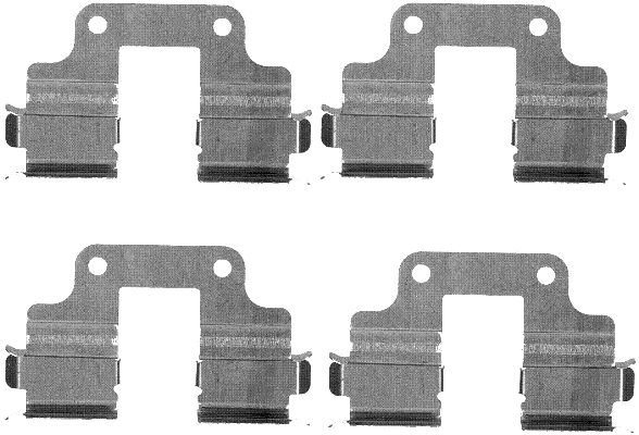 HELLA Tartozékkészlet, tárcsafékbetét 8DZ355203-361