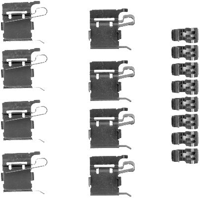 HELLA Tartozékkészlet, tárcsafékbetét 8DZ355203-381