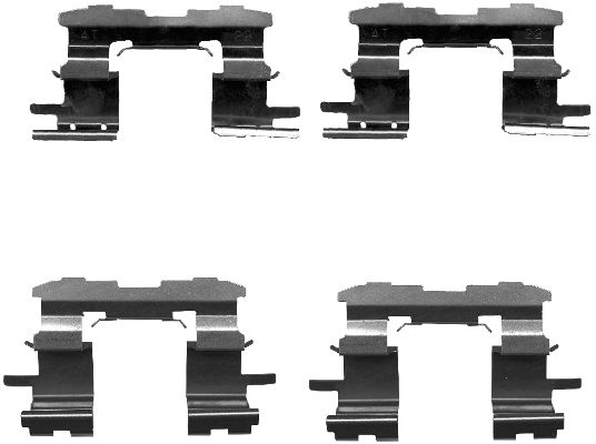 HELLA Tartozékkészlet, tárcsafékbetét 8DZ355203-101