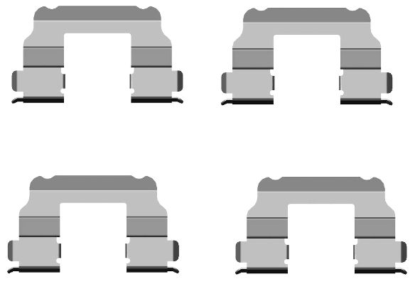 HELLA Tartozékkészlet, tárcsafékbetét 8DZ355205-091