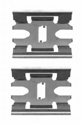 HELLA Tartozékkészlet, tárcsafékbetét 8DZ355204-071