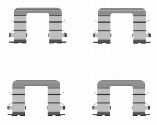 HELLA Tartozékkészlet, tárcsafékbetét 8DZ355204-131