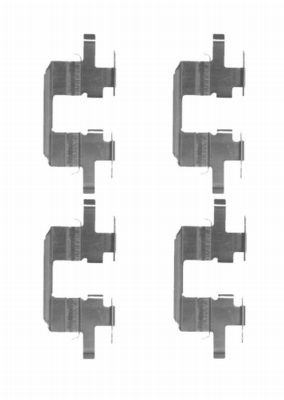 HELLA Tartozékkészlet, tárcsafékbetét 8DZ355204-151