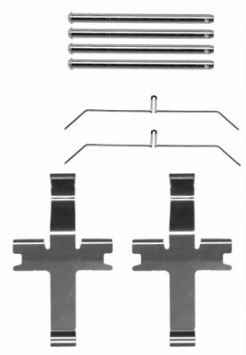 HELLA Tartozékkészlet, tárcsafékbetét 8DZ355204-171