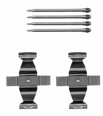 HELLA Tartozékkészlet, tárcsafékbetét 8DZ355204-301